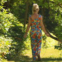Combinaison LOUNA - Satin de coton jardin solaire - Quintessence