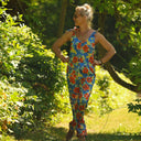 Combinaison LOUNA - Satin de coton jardin solaire - Quintessence