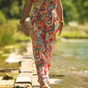 Combinaison LOUNA - Satin de coton lagon d’Ambre - Quintessence