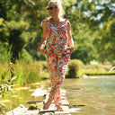 Combinaison LOUNA - Satin de coton lagon d’Ambre - Quintessence