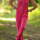 Combinaison LOUNA - Viscose/lin fushia - Quintessence