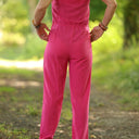 Combinaison LOUNA - Viscose/lin fushia - Quintessence