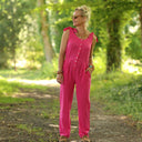 Combinaison LOUNA - Viscose/lin fushia - Quintessence