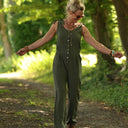 Combinaison LOUNA - Viscose/lin kaki - Quintessence