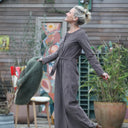 Combinaison Perla - velours milleraies moka - Quintessence