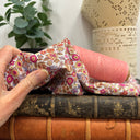 Coupon - coton imprimé rose 145 cm de laize - E8 - Quintessence