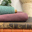 Coupon - double gaze de coton figue 150 cm de laize - E14 - Quintessence