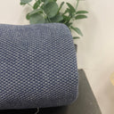 coupon - sweat marine ivoire 100% coton 240x150 - E50 - Quintessence