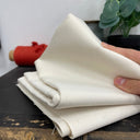 coupon - toile coton blanc cassé 110x150 - E63 - Quintessence