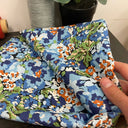 coupon - viscose motif fleuri 130x150 - H11 - Quintessence