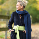 Écharpe Léonie bleu indigo - Quintessence