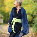 Écharpe Léonie bleu indigo - Quintessence