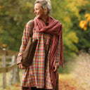 Écharpe Léonie rose boisé - Quintessence