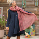 Écharpe Léonie rose boisé - Quintessence