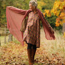 Écharpe Léonie rose boisé - Quintessence