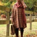 Écharpe Léonie rose boisé - Quintessence