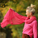 Écharpe Léonie rose fushia - Quintessence