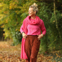 Écharpe Léonie rose fushia - Quintessence