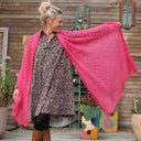 Écharpe Léonie rose fushia - Quintessence