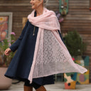 Écharpe Léonie rose poudré - Quintessence