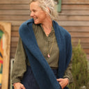 Echarpe Véra - Bleu nuit - Quintessence