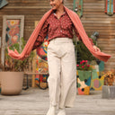 Echarpe Véra - rose boisé - Quintessence