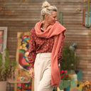 Echarpe Véra - rose boisé - Quintessence