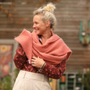 Echarpe Véra - rose boisé - Quintessence