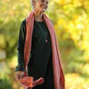 Echarpe Véra - rose boisé - Quintessence