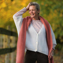 Echarpe Véra - rose boisé - Quintessence