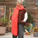 Echarpe Zénia - Orange vif - Quintessence