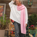 Echarpe Zénia - Rose dragé - Quintessence