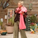 Echarpe Zénia - Rose fluo - Quintessence