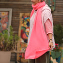 Echarpe Zénia - Rose fluo - Quintessence