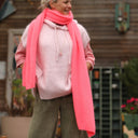 Echarpe Zénia - Rose fluo - Quintessence