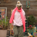 Echarpe Zénia - Rose fluo - Quintessence