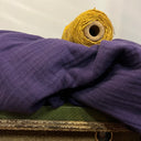 Robe Allegra - double gaze de coton prune