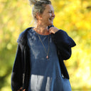 Gilet capuche Tulia - Marine - Quintessence