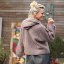 Gilet capuche Tulia - Moka - Quintessence