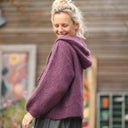 Gilet capuche Tulia - Prune - Quintessence