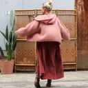 Gilet capuche Tulia - Rose boisé - Quintessence