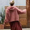 Gilet capuche Tulia - Rose boisé - Quintessence