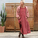 Gilet capuche Tulia - Rose boisé - Quintessence