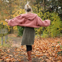 Gilet capuche Tulia - Rose boisé - Quintessence