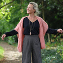 Gilet Cassiopé - Rose boisé - Quintessence