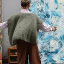 Gilet Cassiopé - Vert mousse - Quintessence