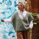 Gilet Cassiopé - Vert mousse - Quintessence