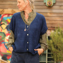 Gilet Claudia - Bleu nuit - Quintessence