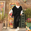 Gilet Claudia - Noir - Quintessence