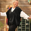 Gilet Claudia - Noir - Quintessence